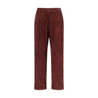 Bordeaux Cotton Casual Pants