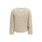 Beige Silk Sweater