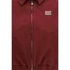 Bordeaux Cotton Jackets And Coat