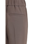 Gray Acetate Casual Pants