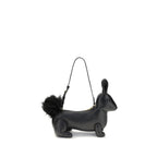 Black Calf Leather Bos Taurus Shoulder Bag