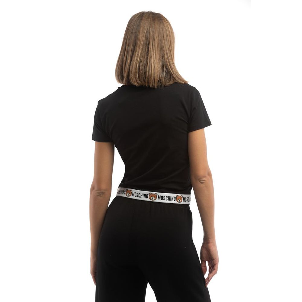 Black Cotton T-Shirt