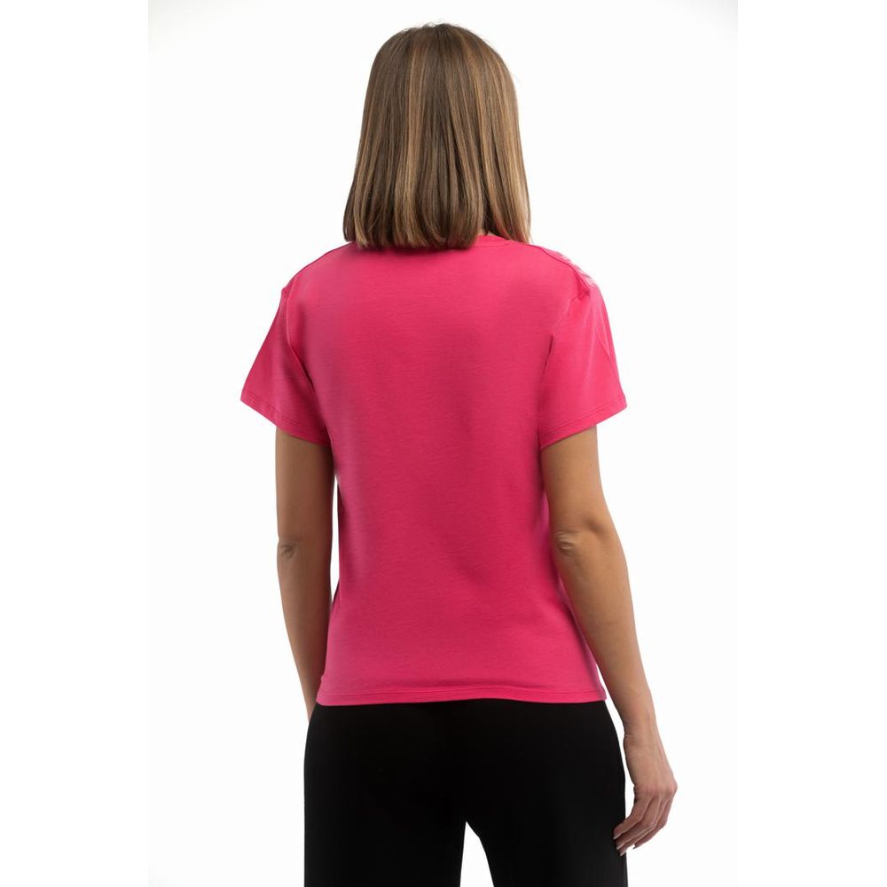 Fuchsia Cotton T-Shirt