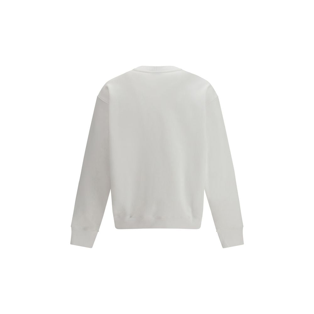 White Cotton Sweatshirt