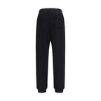 Black Cotton Casual Pants