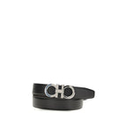 Black Leather Regular Belt