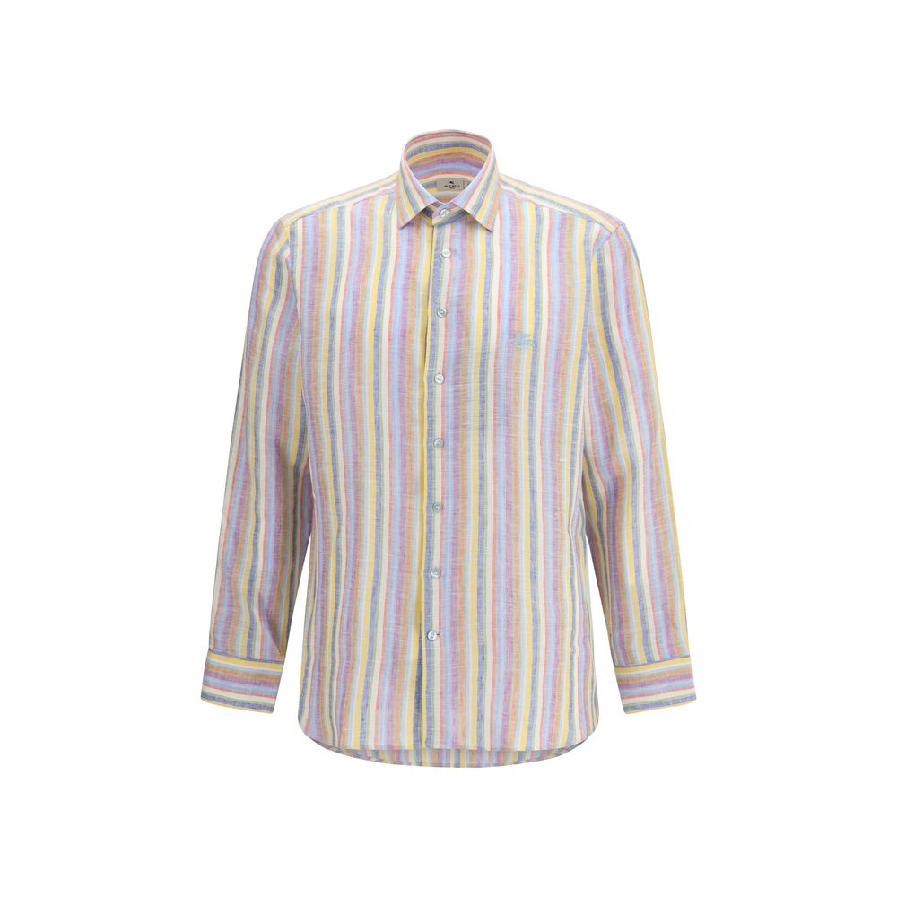 Multicolor Linen Pattern Shirt
