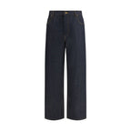 Blue Cotton Jeans Denim