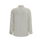 White Silk Dress Shirt