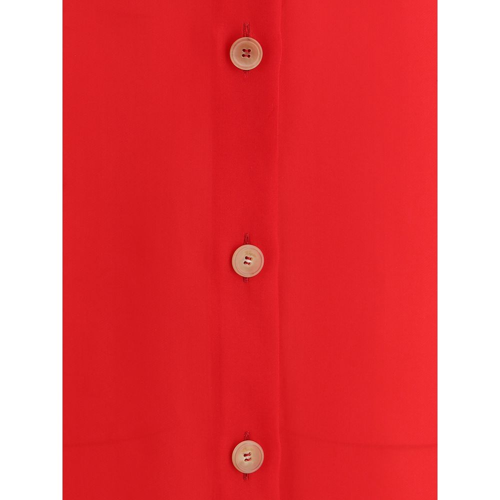 Multicolor Silk Cocktail Dress