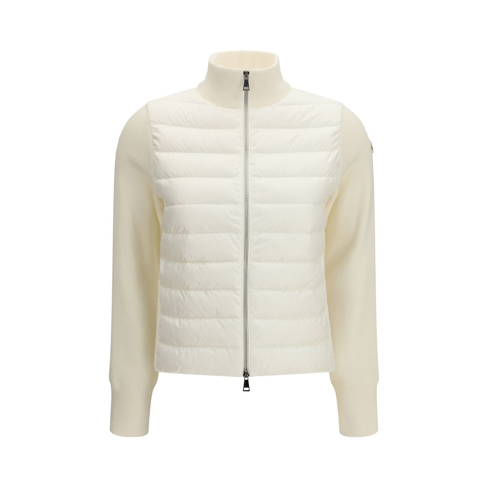 White Polyamide Cardigan