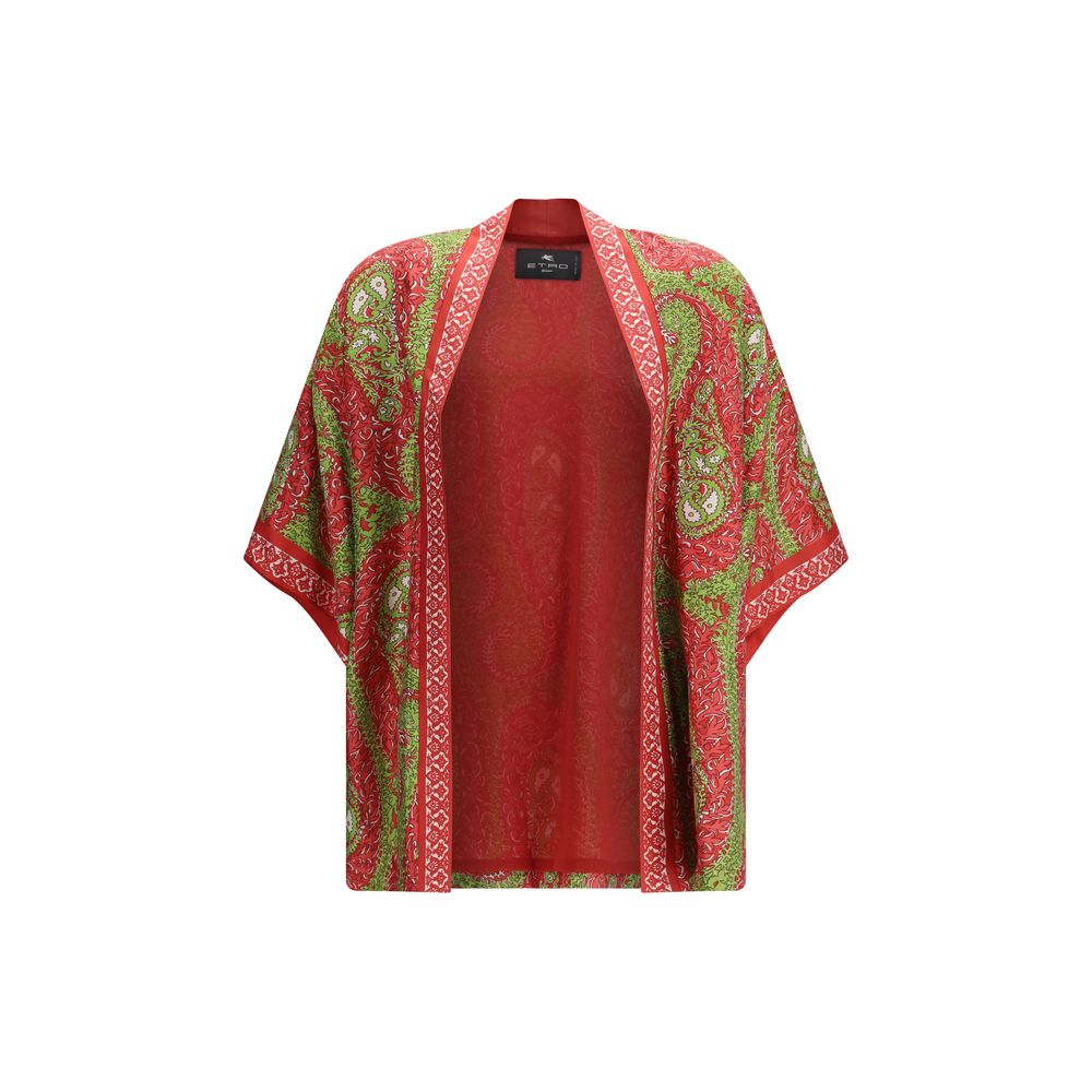 Multicolor Silk Jackets And Coat