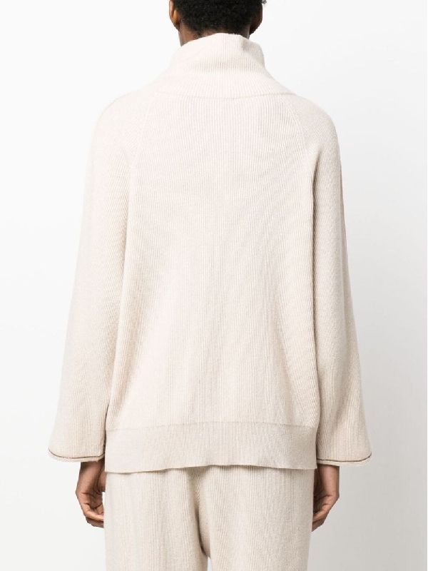 Beige Cashmere Sweater