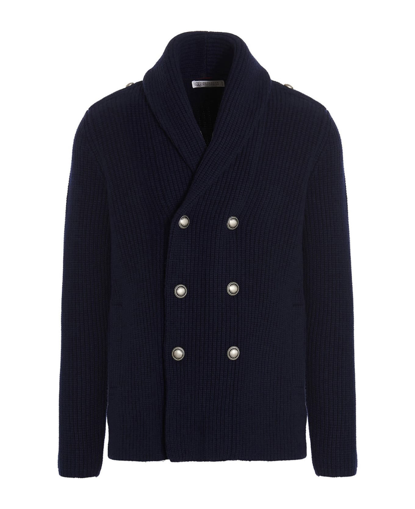 Navy Blue Wool Sweater