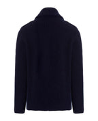 Navy Blue Wool Sweater