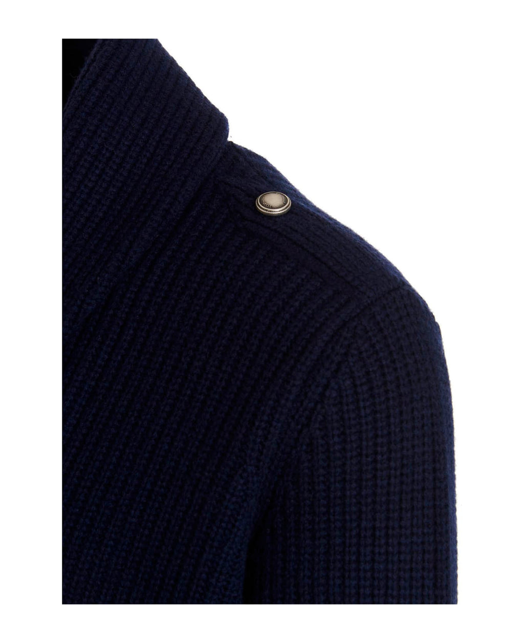 Navy Blue Wool Sweater