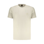 Beige Cotton Men T-Shirt
