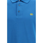 Blue Cotton Polo Shirt