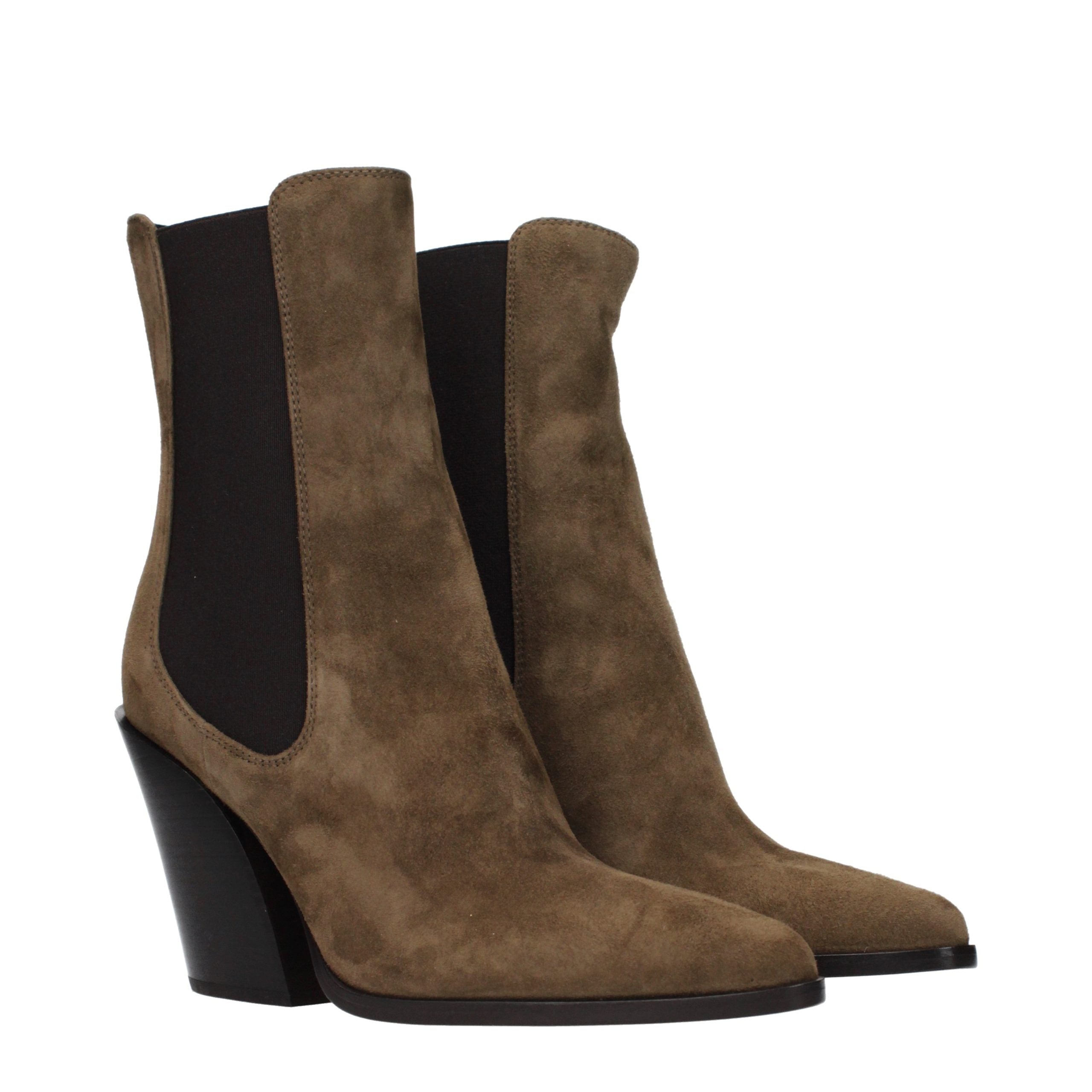 Brown Leather Ankle Boots