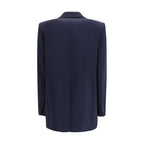 Blue Triacetate Blazer