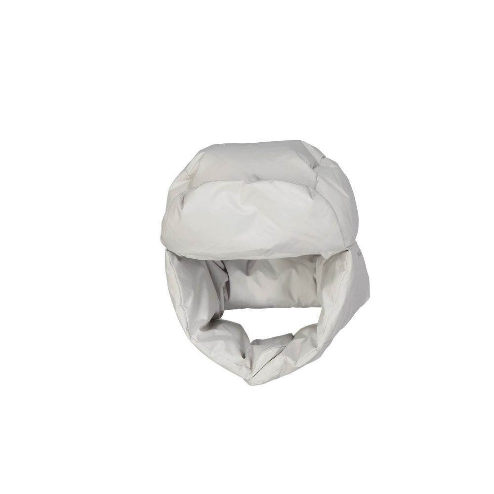 White Polyester Beanie