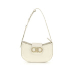 White Calf Leather Bos Taurus Shoulder Bag