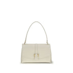 White Calf Leather Bos Taurus Shoulder Bag