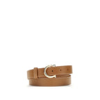 Beige Calf Leather Bos Taurus Regular Belt