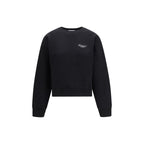 Black Cotton Sweatshirt