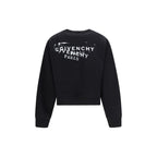 Black Cotton Sweatshirt