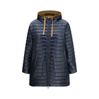 Blue Polyester Coat
