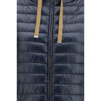 Blue Polyester Coat