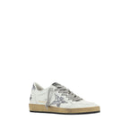 White Goatskin Low Top Sneakers
