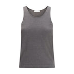 Gray Cashmere Tank Tops