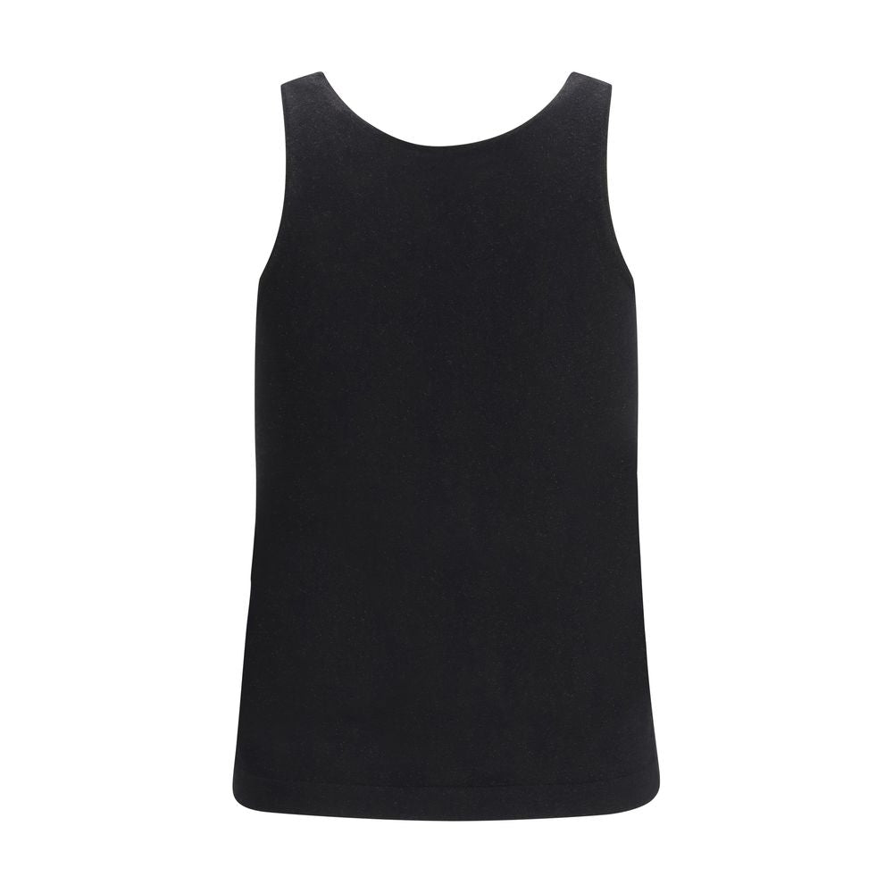 Black Cashmere Tank Tops