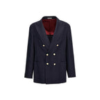 Blue Linen Coat