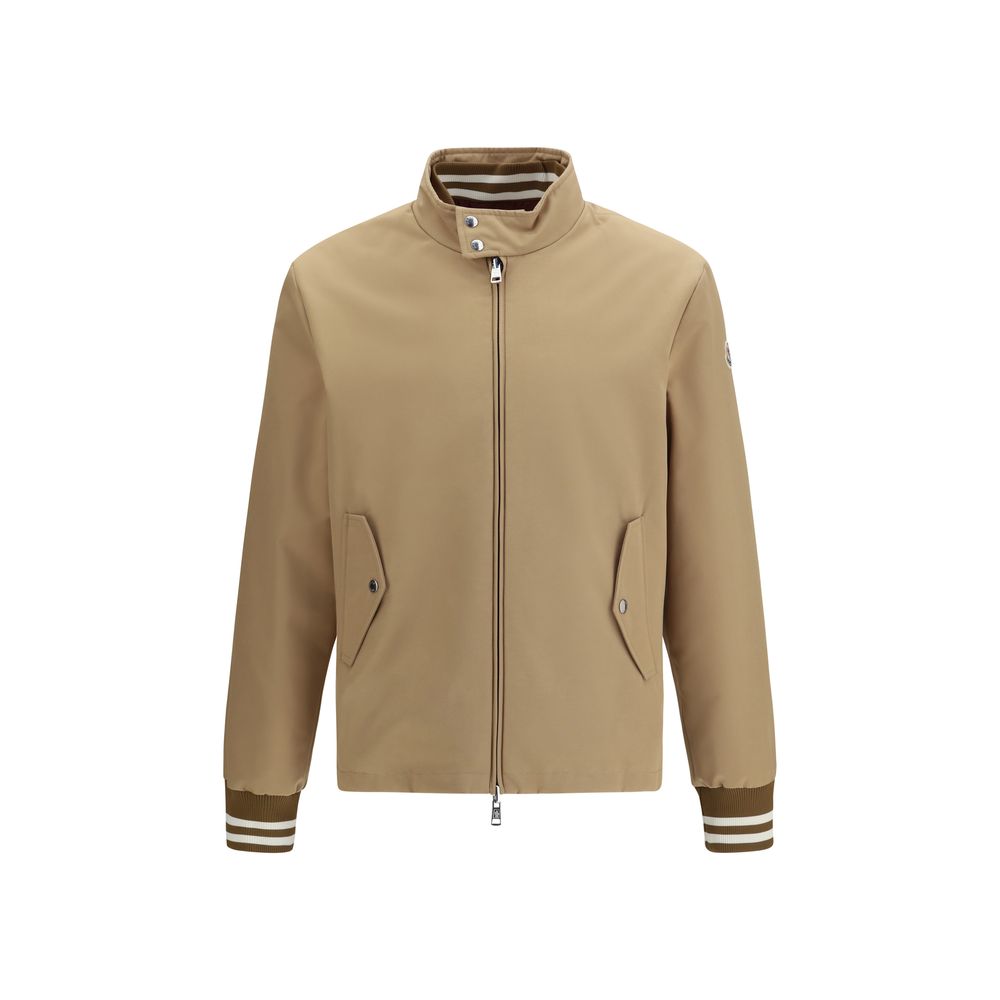 Beige Polyester Bomber