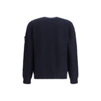 Blue Cotton Sweatshirt