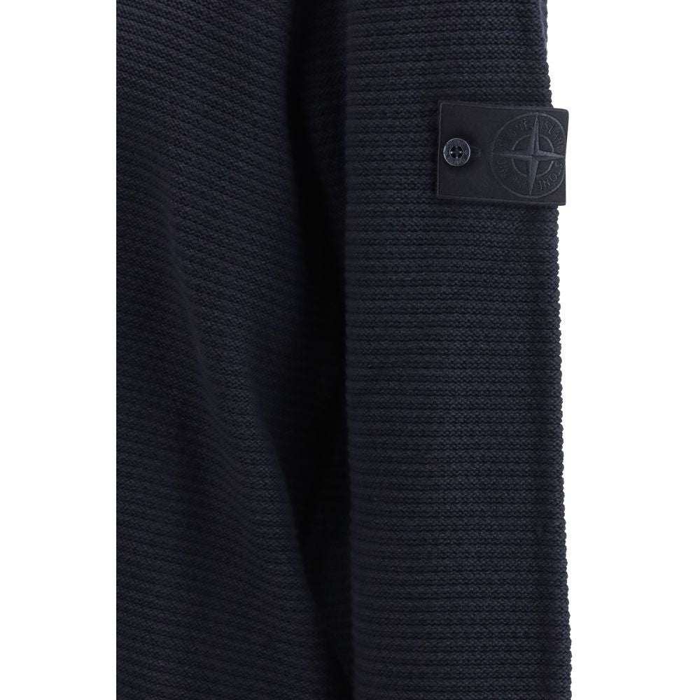 Blue Cotton Sweatshirt