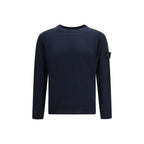Blue Fleece Wool Sweatshirt