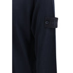 Blue Fleece Wool Sweatshirt