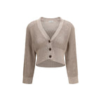Beige Cotton Cardigan