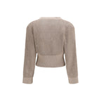 Beige Cotton Cardigan