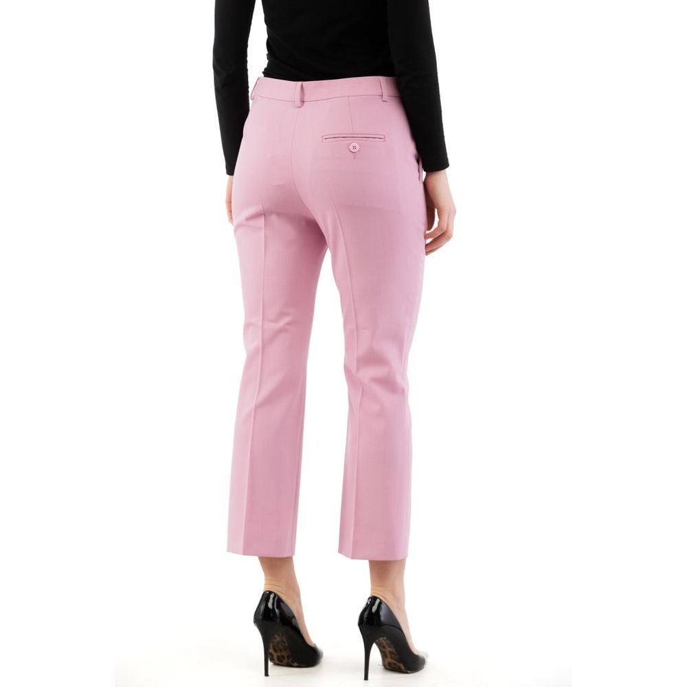 Multicolor Polyester Casual Pants