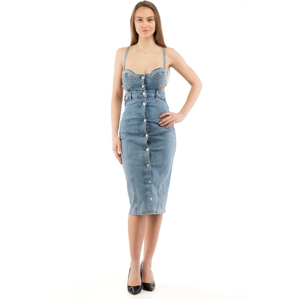 Multicolor Cotton Casual Dress