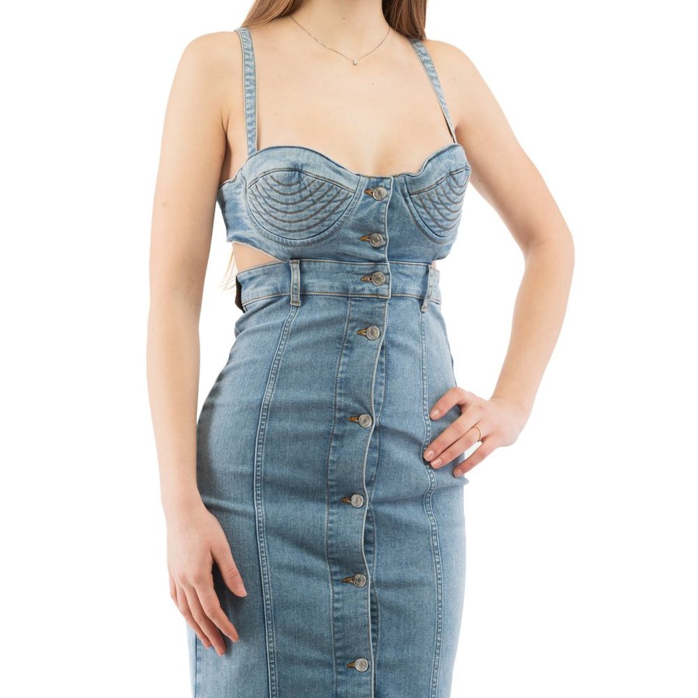 Multicolor Cotton Casual Dress