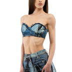 Multicolor Viscose Tank Tops