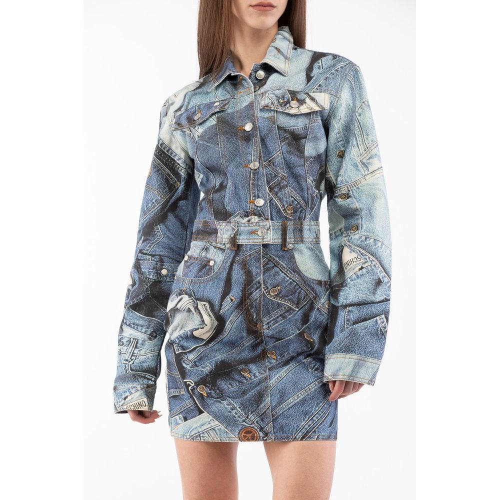 Multicolor Cotton Casual Dress