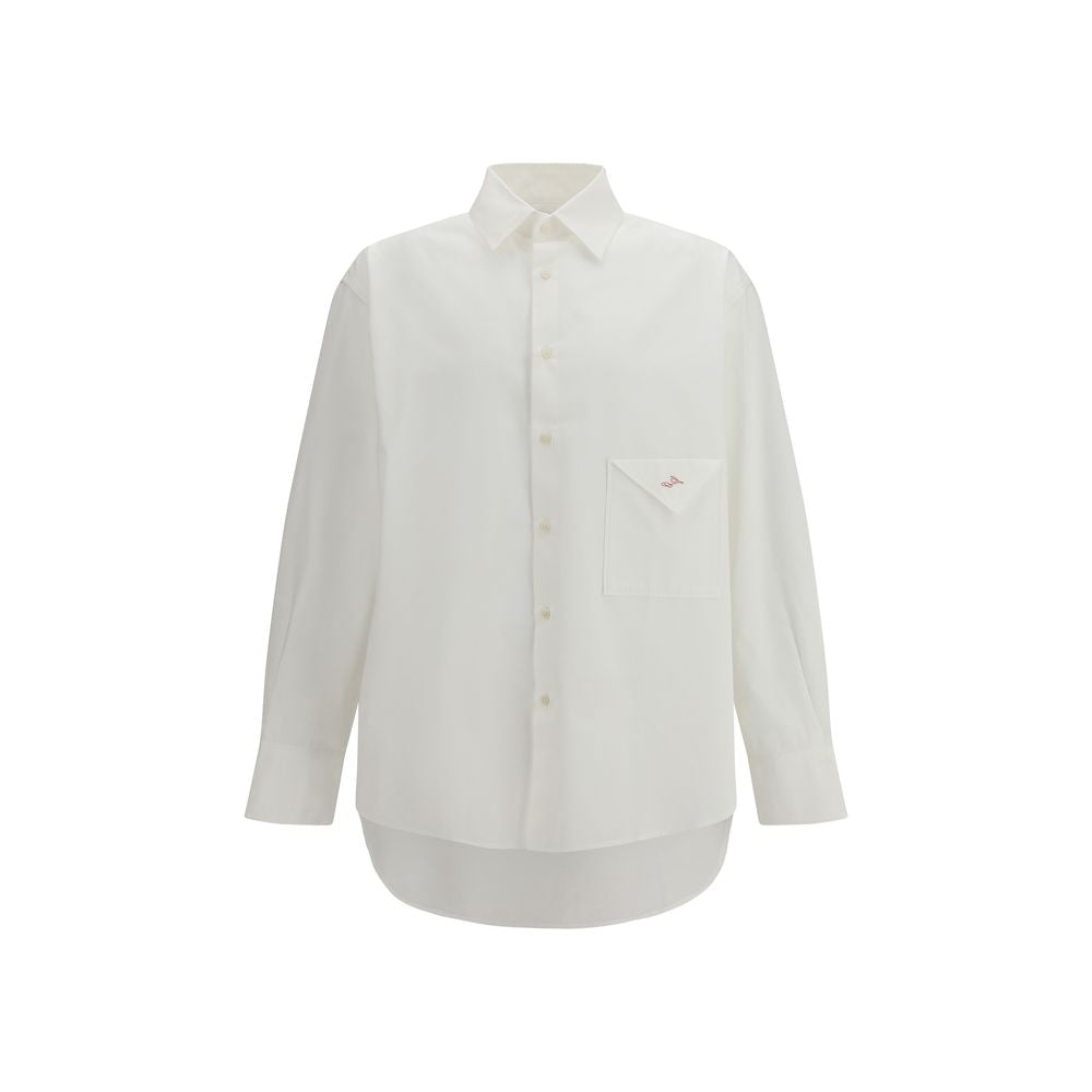 White Cotton Dress Shirt