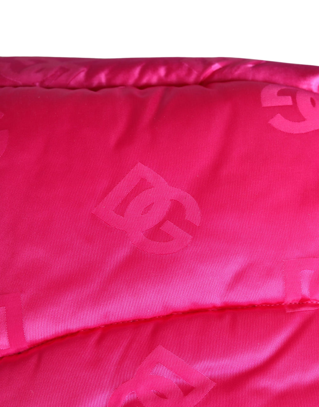 Men Pink Logo Print Whole Head Wrap Capello Hat